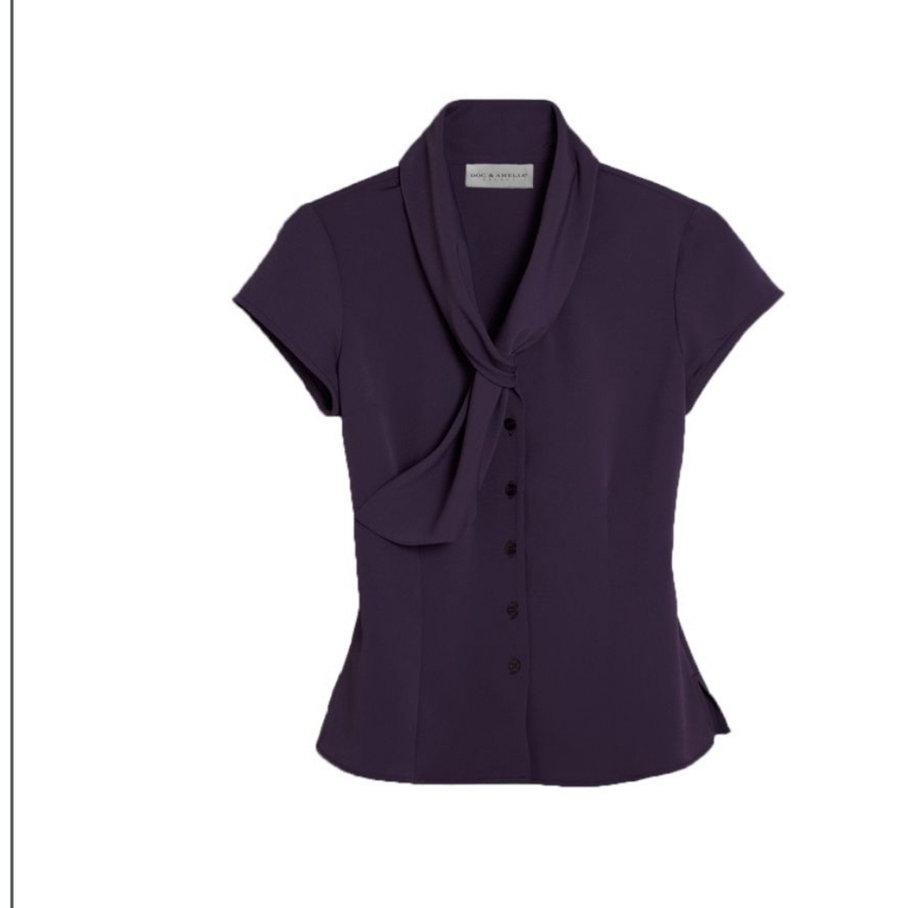 Cintas Crinkle Tie Blouse